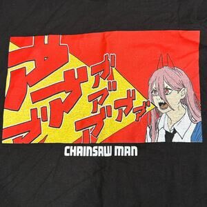 HOT TOPIC NWT $23.90 Anime Chainsaw Man Black SS Graphic Tee Size M